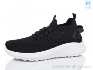 Кросівки жіночі J1030-1 Hongquan чорний  оптом от Optomarket