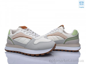 Кросівки жіночі J1051-2 Hongquan бежевий  оптом от Optomarket
