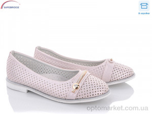 Балетки дитячі J142-3F Kimbo-o рожевий  оптом от Optomarket