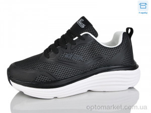 Кросівки жіночі J2103-1 Hongquan чорний оптом от Optomarket