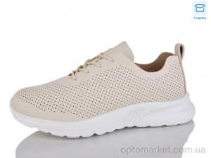 Кросівки жіночі J2105-3 Hongquan бежевий оптом от Optomarket