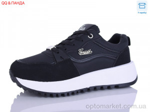 Кросівки жіночі J2106-1 Hongquan чорний оптом от Optomarket