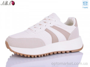 Кросівки жіночі J2ABA108-3 Hongquan бежевий  оптом от Optomarket