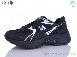 Кросівки жіночі J2ABA112-1 Hongquan чорний  оптом от Optomarket