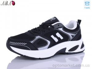 Кросівки жіночі J2ABA118-1 Hongquan чорний  оптом от Optomarket