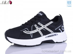 Кросівки жіночі J2ABA121-1 Hongquan чорний  оптом от Optomarket