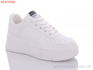 Кросівки жіночі J852-2 QQ shoes білий  оптом от Optomarket