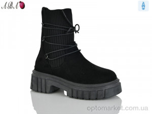 Черевики жіночі J856 Панда чорний  оптом от Optomarket
