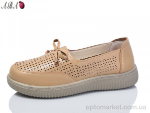 Туфлі жіночі J983-3 Jiao Li Mei коричневий  оптом от Optomarket