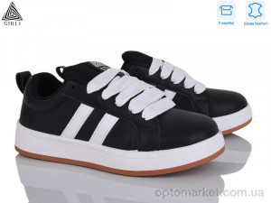 Кросівки жіночі JH1000-4 шкіра Stilli чорний  оптом от Optomarket