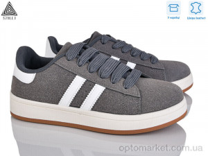 Кросівки жіночі JH200-10 шкіра Stilli сірий оптом от Optomarket