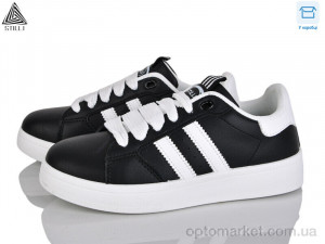 Кросівки жіночі JH300-3 шкіра Stilli чорний  оптом от Optomarket