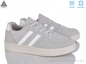 Кросівки жіночі JH600-1 шкіра Stilli сірий оптом от Optomarket