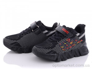 Кросівки дитячі JJ5063A Alemy Kids чорний  оптом от Optomarket