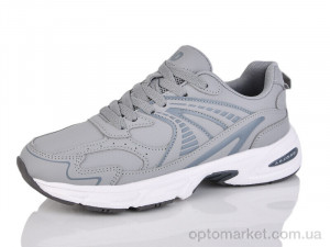 Кросівки жіночі JKM138-39A Running сірий  оптом от Optomarket