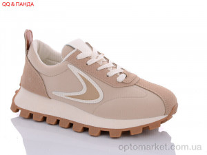 Кросівки жіночі JP01-3 QQ&Панда бежевий  оптом от Optomarket