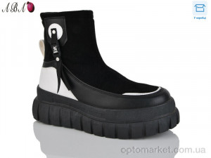 Черевики жіночі JP15-1 Панда чорний  оптом от Optomarket