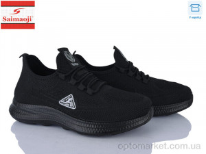 Кросівки чоловічі K06-1 Saimaoji чорний  оптом от Optomarket
