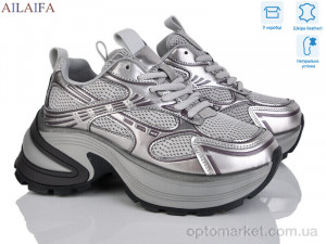 Кросівки жіночі K110-2 Miyou сірий  оптом от Optomarket