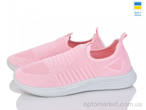 Кросівки жіночі K120 рожевий Krok рожевий оптом от Optomarket
