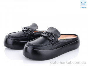 Шльопанці жіночі K20-1 Golden beach чорний  оптом от Optomarket