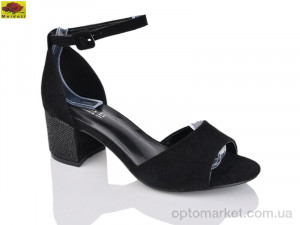 Босоніжки жіночі K395-1 Mei De Li чорний  оптом от Optomarket