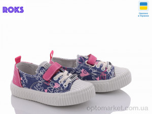 Кеди дитячі K500 сердце Dago фіолетовий  оптом от Optomarket