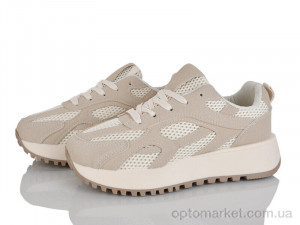 Кросівки жіночі K509-2 Loretta бежевий оптом от Optomarket