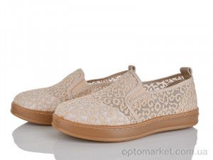 Сліпони жіночі K525-3 Loretta бежевий  оптом от Optomarket