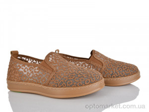 Сліпони жіночі K525-4 Loretta коричневий  оптом от Optomarket