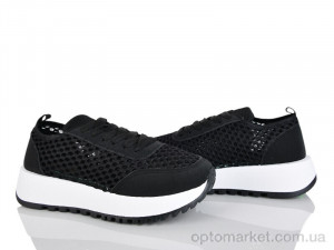 Кросівки жіночі K527 Loretta чорний  оптом от Optomarket