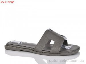 Шльопанці жіночі K55-6 GB сірий  оптом от Optomarket