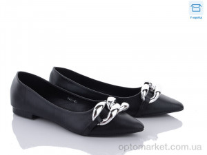Балетки жіночі K5601-21 L&M чорний  оптом от Optomarket