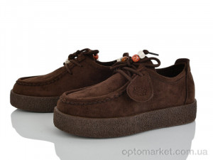 Туфлі жіночі K573-3 Loretta коричневий  оптом от Optomarket