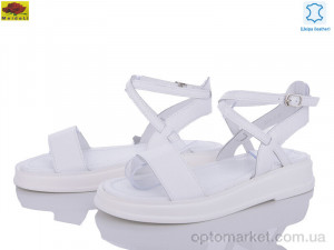Босоніжки жіночі K593-7 Mei De Li білий  оптом от Optomarket