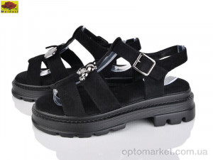 Босоніжки жіночі K892-4 Mei De Li чорний оптом от Optomarket