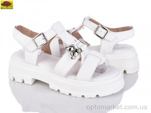 Босоніжки жіночі K892-6 Mei De Li білий  оптом от Optomarket
