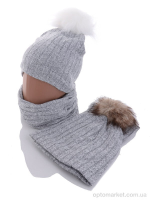 Шапка жіночі KA342 комплект mix Red Hat мікс  оптом от Optomarket