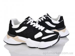 Кросівки жіночі KA53-1 Kaker чорний  оптом от Optomarket