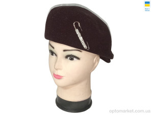 Кепка жіночі Кенголка 0602 шоколадний Mabi коричневий  оптом от Optomarket