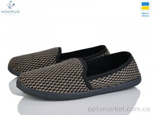 Капці чоловічі Київ сіточка Krok коричневий  оптом от Optomarket