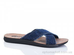 Шльопанці чоловічі Kot 45 blue Demur синій  оптом от Optomarket