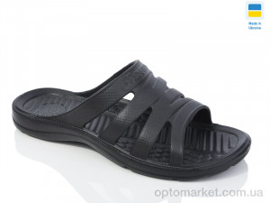 Шльопанці чоловічі Краб новий чорний Progress чорний оптом от Optomarket