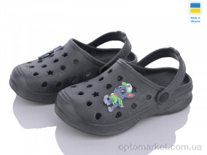 Крокси дитячі Крок д т.сірий Verta сірий  оптом от Optomarket