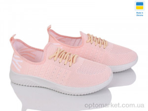 Кросівки жіночі Крок К101 пудра Krok рожевий  оптом от Optomarket
