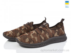 Кросівки чоловічі Крок К221-17 Krok коричневий  оптом от Optomarket