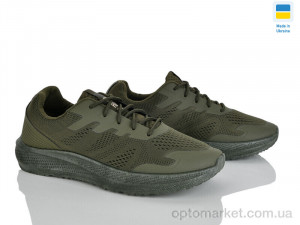 Кросівки чоловічі Крок К255 т.зелений Krok зелений  оптом от Optomarket