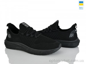 Кросівки чоловічі Крок К257 чорний Krok чорний  оптом от Optomarket