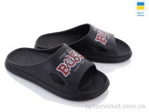 Шльопанці чоловічі Крок Укр С79 чорний Krok чорний  оптом от Optomarket