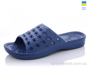 Шльопанці жіночі Крок Ж C19 темно-синий Croc синій  оптом от Optomarket